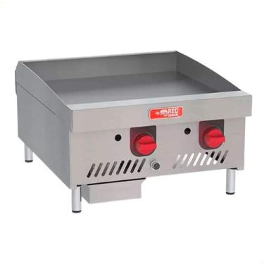 Imagem de Chapa De Fritura A Gás Exportação Red Chameleon 61 cm Aço Carbono 12mm