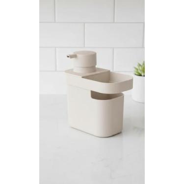 Imagem de Dispenser Detergente e Esponja 650ml Pia Cozinha Bege - Congratulation