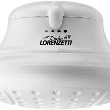 Imagem de Chuveiro Elétrico Bella Ducha Multitemperaturas 5500W Instalação de Parede com Espalhador Grande Branco Lorenzetti 110V
