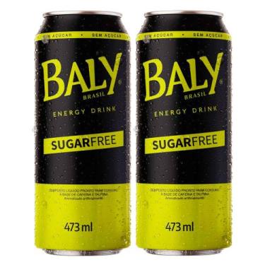 Imagem de Kit 2 Energético Baly Energy Drink Tradicional Sem Açúcar 473ml