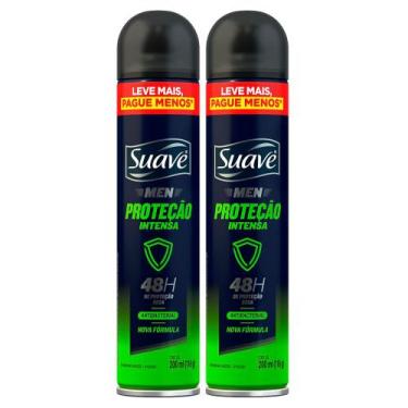 Imagem de Kit 2 Desodorante Suave Men Proteção Intensa Aerossol Antitranspirante