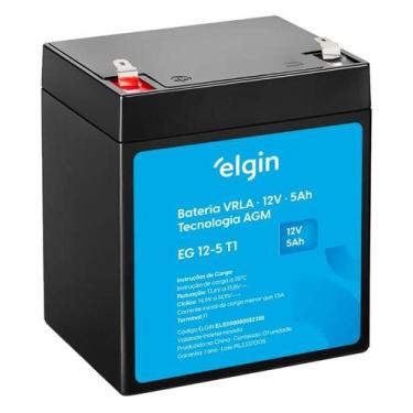 Imagem de Bateria Selada Chumbo Vrla 12v 5ah Nobreak/ Alarme Elgin / Ups / Segur