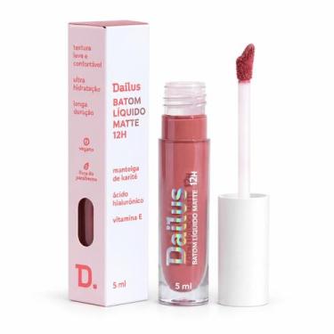 Imagem de Batom Líquido Matte Cor Nude De Longa Duração Dailus, NUDE