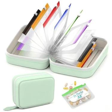 Imagem de Estojo Organizador semanal Comprimidos Joias Impermeável - - V IMPORTS