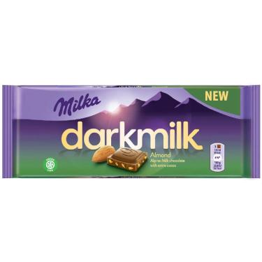 Imagem de Chocolate Milka Amargo Com Amêndoas - Darkmilk Almond 85G