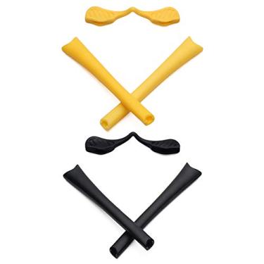 Imagem de Mryok Kits de reposição para óculos de sol Oakley Radar XL, Amarelo e preto, One Size