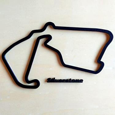 Imagem de Quadro 3D Pista Silverstone/Decoração, F1, Fórmula 1 - Toque 3D