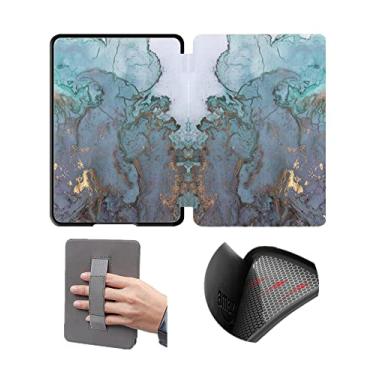 Imagem de Capa macia para Kindle Basic (apenas para 10ª geração de 2019, modelo J9G29R) com Auto Wake/Sleep, capa de silicone com design de alça de mão