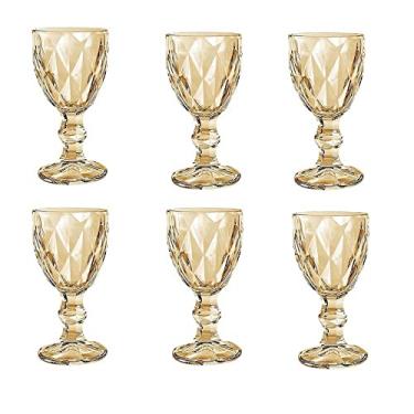 Imagem de CONJUNTO DE TAÇAS DE VIDRO MATELASSE 60ML