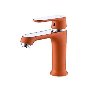 Imagem de Torneira de bacia colorida torneira misturador acabamento vaso de latão elegante pia de água torneiras de banheiro cromadas torneiras de cachoeira, 3, china