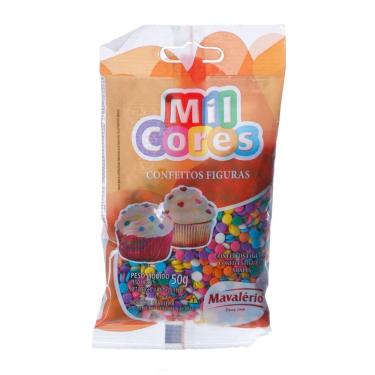 Imagem de Confeito Figura Confete com 50g Mávalario