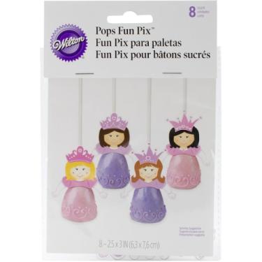 Imagem de Wilton POPS Princess Pixs, 8 unidades