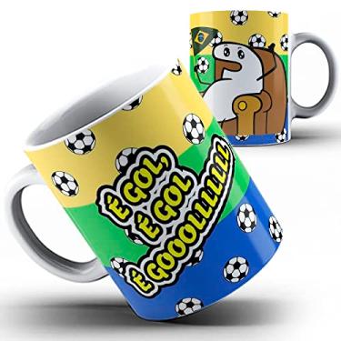 Imagem de Caneca Flork Futebol seleção Brasil é gol 1