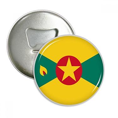 Imagem de Grenada North Ameica National Emblem Abridor de Garrafas Imã de Geladeira Emblema Multifuncional