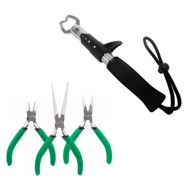 Imagem de Alicate Pesca Lamazon YS10 + Alicate Maruri WT120103 3 Peças