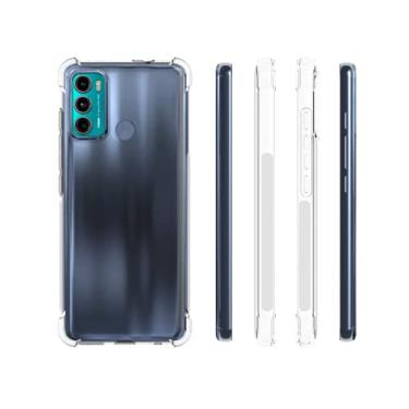 Imagem de Capa Antichoque Transparente Anti Impacto Compatível Com Motorola Moto G60 Bordas Reforçadas
