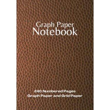 Imagem de Executive Graph Paper Notebook: Project Workbook with 240 Numbered Pages Quad Ruled 5 x 5 Graph Paper and Dot Grid Paper | 7" x 10" Executive Size | PLUS Journal Pages | For Ideas, Notes, Sketches