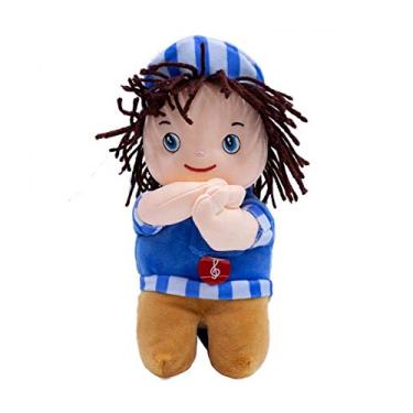 Imagem de Boneco Boné Azul Rezando Pai Nosso 24cm