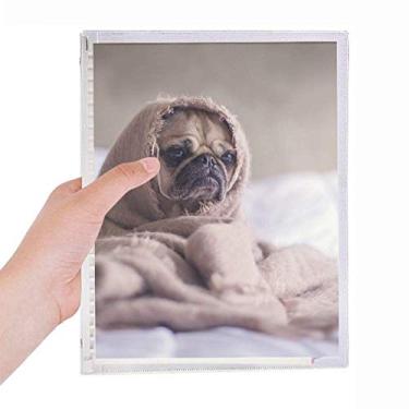 Imagem de Caderno de anotações Bulldog para animais de estimação Lonely com folhas soltas e diário recarregável