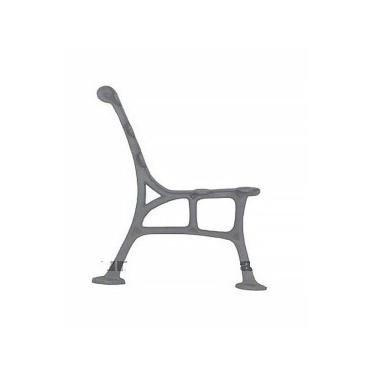 Imagem de Par Pé de Banco Praça Jardim Decoração Praça Ferro Fundido