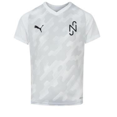 Imagem de Camiseta Puma Njr Teamliga Jersey Core Aop Masculino - Branco E Preto
