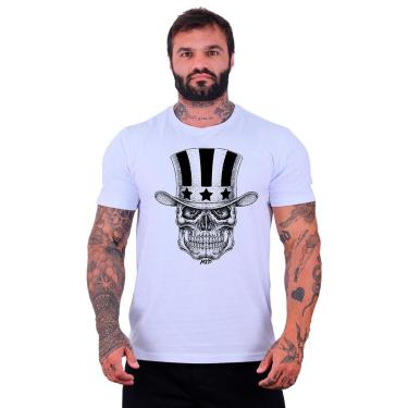 Imagem de Camiseta Tradicional Manga Curta MXD Conceito Caveira De Cartola-Masculino