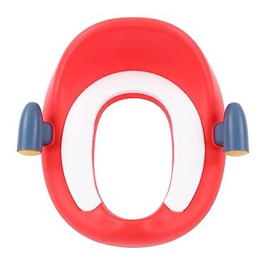 Imagem de Assento de Vaso Sanitário Infantil, Assento de Penico Infantil de Fácil Instalação Com Alças para Meninos Almofada Macia Antiderrapante (Tipo 1)
