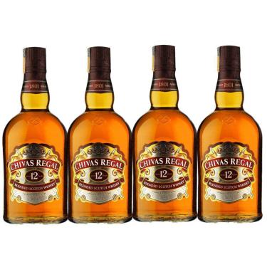 Imagem de Whisky Chivas Regal 12 Anos 750ml - 4 Unidades
