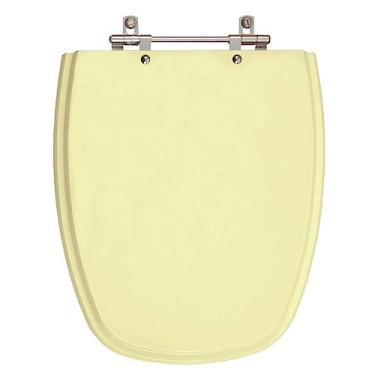 Imagem de Assento Sanitario Poliester com Amortecedor Monte Carlo Creme para bacia Deca