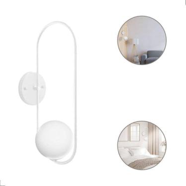 Imagem de Arandela Luminária Pêndulo Branco 777/1