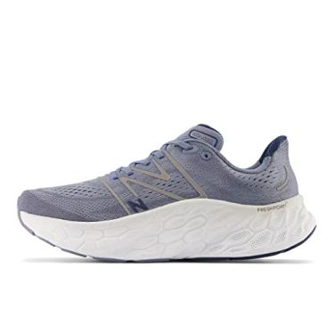Imagem de New Balance Fresh Foam X More V4 Tênis de corrida masculino, Cinza ártico/índigo natural, 45