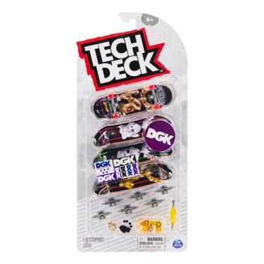 Skate de Dedo c/ 96mm Tech Deck Real Skateboards Sunny em Promoção