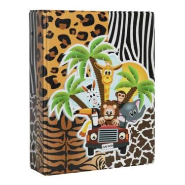 Imagem de Album De Fotos 10x15 Com 500 Fotos Menino Safari Animais
