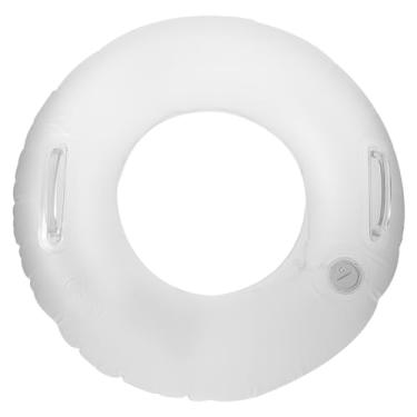 Imagem de BRIGHTFUFU anel de natação luminoso anel de natação inflável iluminar brinquedos de piscina para presentes de verão tubos de piscina nadar tubo brilhar rolo