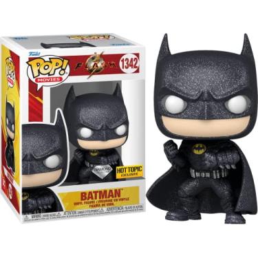 Imagem de Funko Pop The Flash Batman Diamond Hot Topic Boneco de vinil exclusivo, preto
