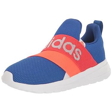 Imagem de adidas Tênis unissex infantil Lite Racer Adapt 6.0, Team azul royal/vermelho brilhante/vermelho solar, 2.5 Little Kid