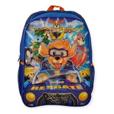 Imagem de Mochila De Costas Grande 40cm Infantil Doguinhos Radicais Clio DR23064J