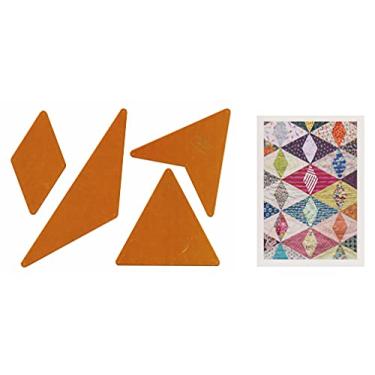 Imagem de Jen Kingwell Conjunto de modelo de acrílico - Troca de diamantes (para uso com um padrão encontrado no livro de receitas de colcha de Jen Kingwell)