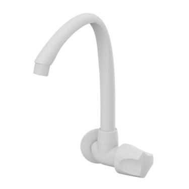 Imagem de Torneira para Cozinha de Parede Bica Alta Móvel Orbe 1/2''-3/4'' Branca - 300000467 - TIGRE - Torneira para Cozinha de Parede Bica Alta Móvel Orbe 1/2''-3/4'' Branca - 300000467 - TIGRE