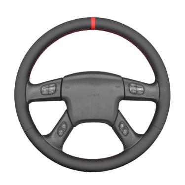 Imagem de MEWANT Capa de volante de carro costurada à mão para Chevrolet Silverado 2003-2007 protetor de volante, acessórios de volante
