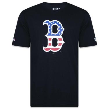 Imagem de Camiseta New Era Boston Red Sox Core Usa Preto-Masculino