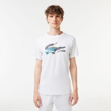 Imagem de Camiseta Lacoste esportiva em jérsei de algodão Masculina-Masculino