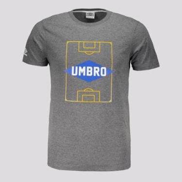 Imagem de Camiseta Umbro Field Club Cinza-Masculino