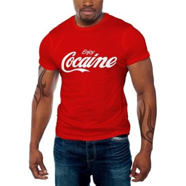 Imagem de Swag Point Camisetas masculinas estampadas – 100% algodão manga curta urbana moderna casual tops streetwear hip hop hipster, Coke Plus, GG