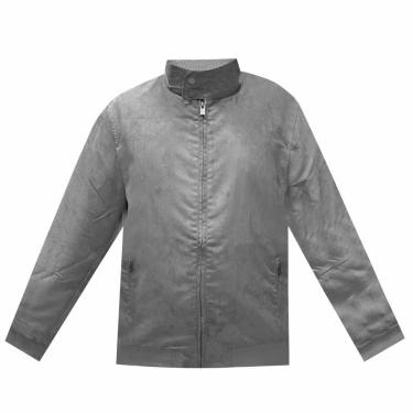 Imagem de Jaqueta Individual De Suede Bringing Cinza-Masculino
