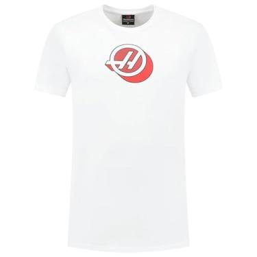 Imagem de CMC Motorsports Camiseta Haas Racing F1 3D Roundel, Branco, 3G
