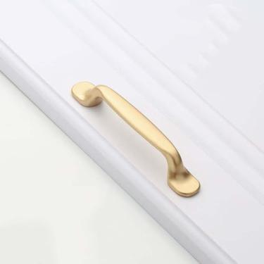 Imagem de Armários de armário alças de ouro cozinha armário de armazenamento porta puxadores de gaveta puxadores de móveis ferragens, 9004,96mm