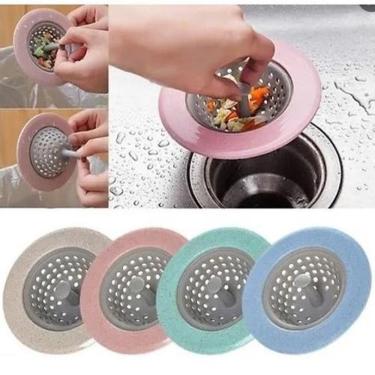 Imagem de Ralo de silicone para pia de cozinha com tampa wincy