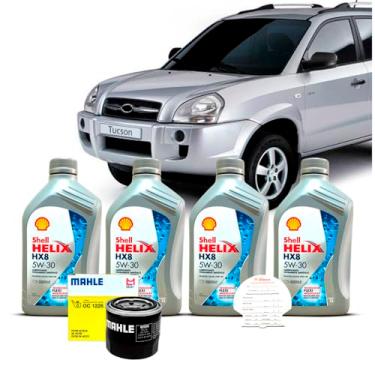 Imagem de Kit Troca de Oleo 5w30 e Filtro Hyundai Tucson GLS 2.0 16V 2017 A 2019