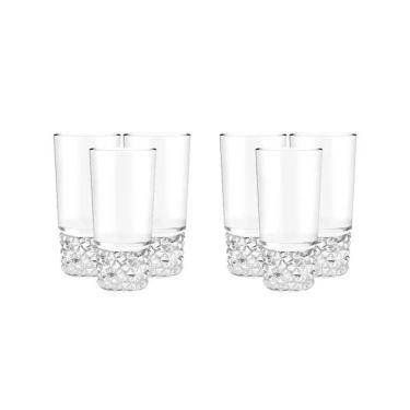 Imagem de Conjunto 6 Copos Vidro Plasvale 290ml Diamante